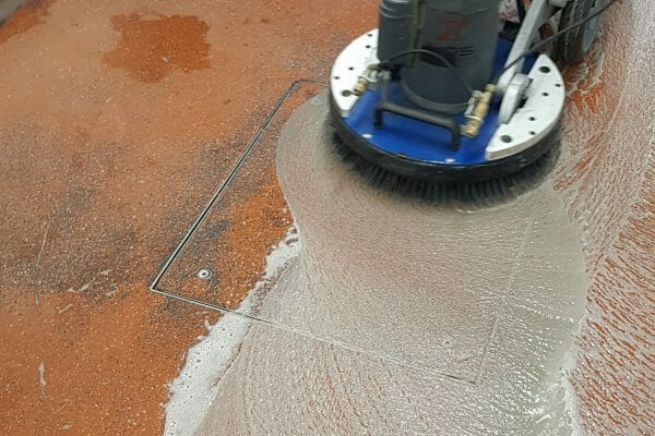 hard floor deep cleaning