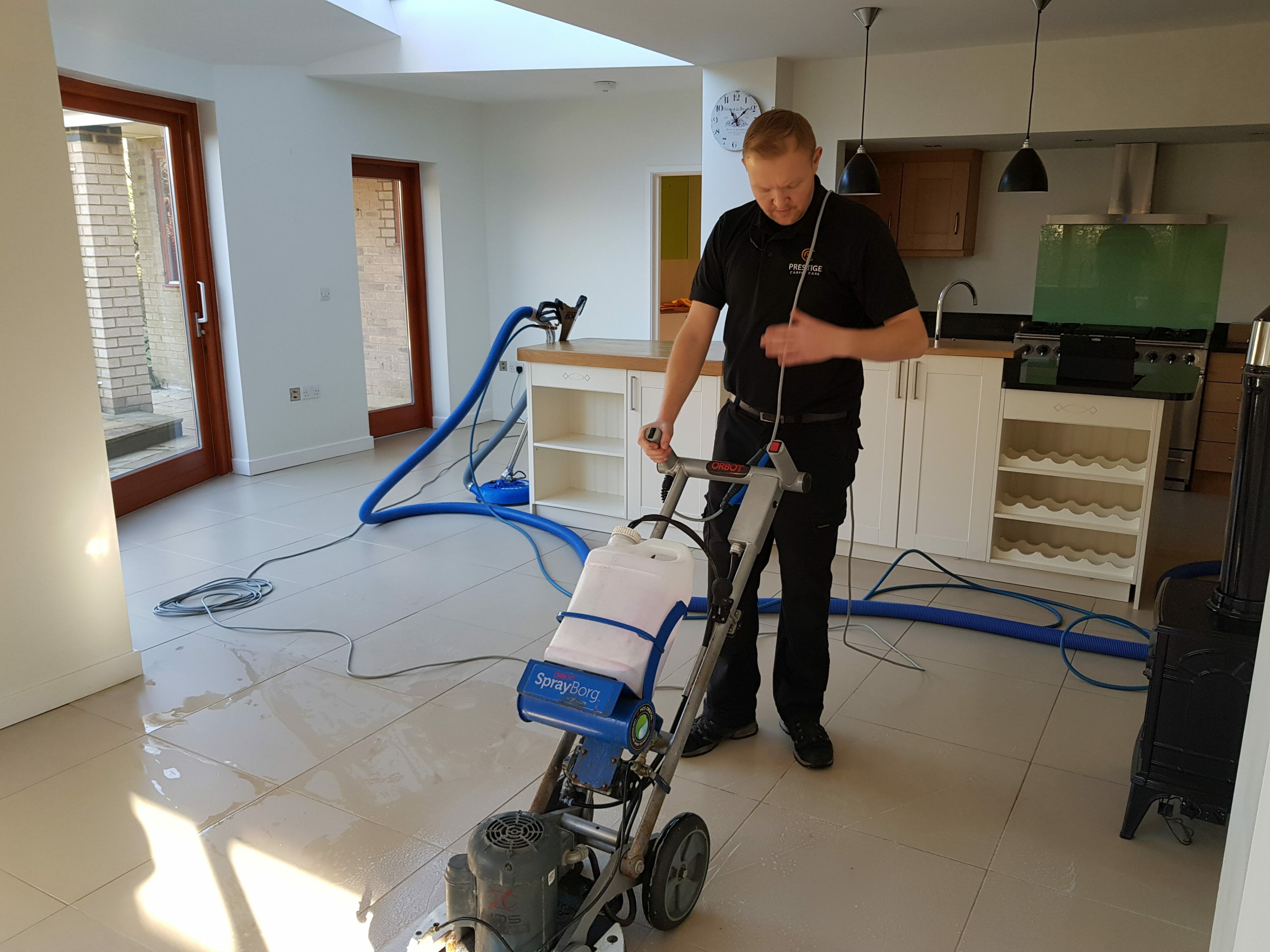 stone floor cleaning