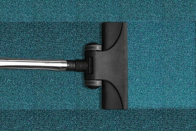 vacuum on carpet